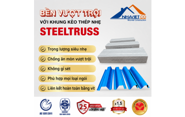 VẬT TƯ KHUNG KÈO THÉP MẠ STEELTRUSS