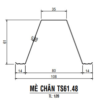 thông số kỹ thuật thanh mè ts61.48