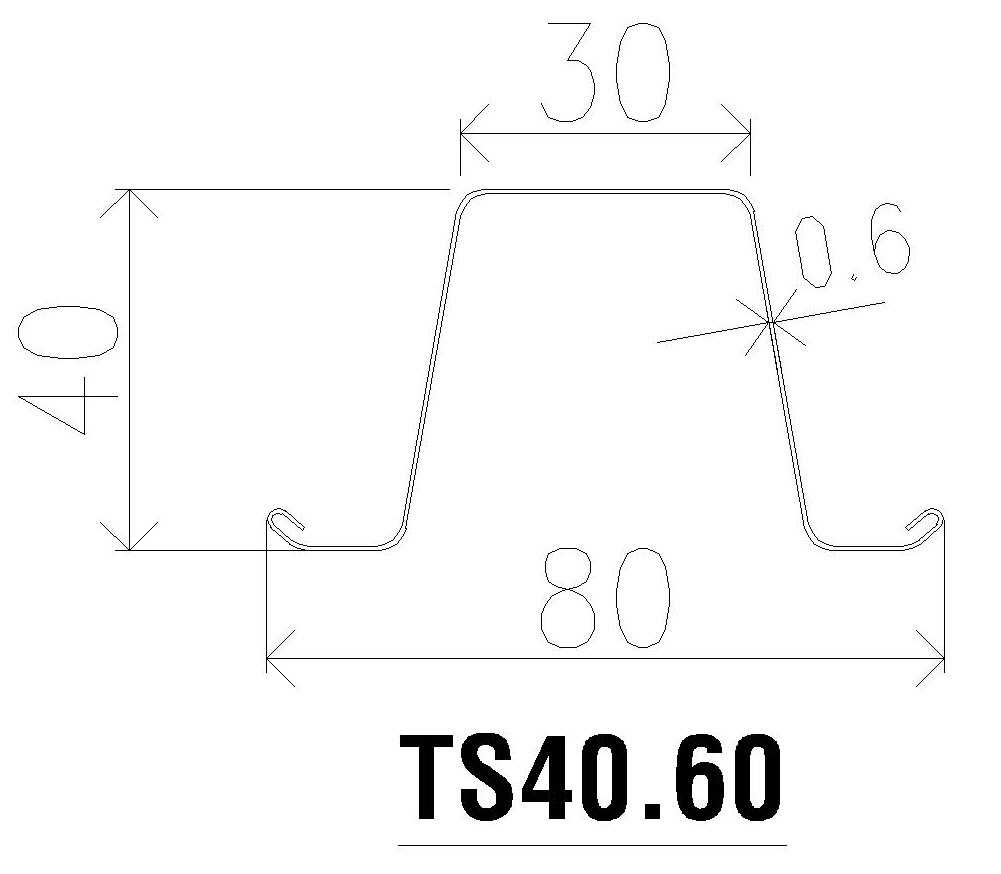 giá thanh mè lito lợp ngói STEELTRUSS TS4060