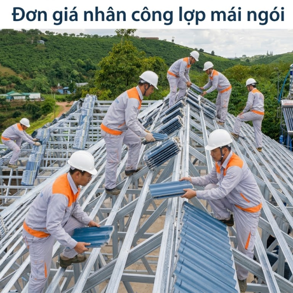ĐƠN GIÁ NHÂN CÔNG LỢP MÁI NGÓI